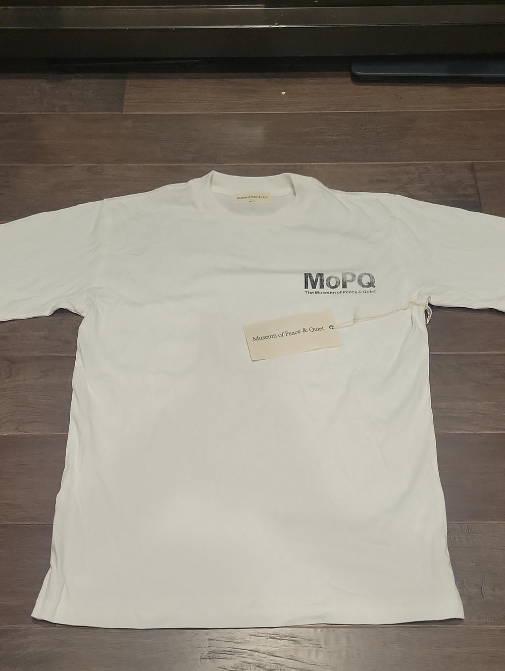 MoPQ White Men's Crewneck Short Sleeve T-Shirt